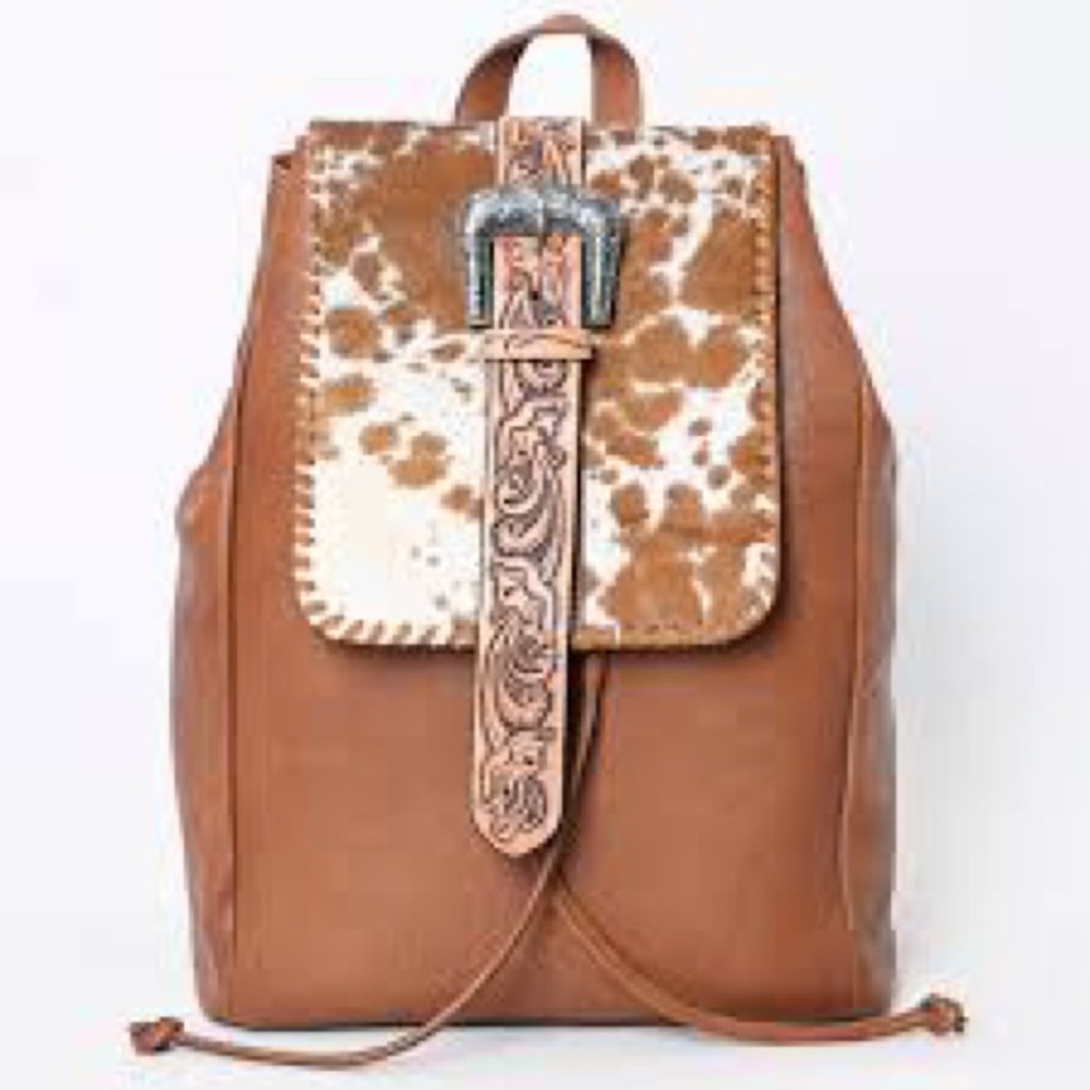 American Darling Backpack Hair-On Genuine Leather Women Bag Western HandbagPurse